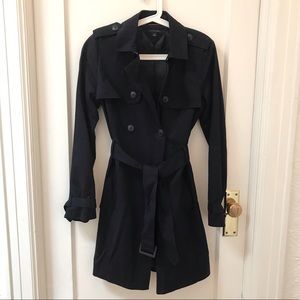 Tommy Hilfiger Navy Trench Coat